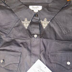 Embellished Womens Shirt with Rhinestones